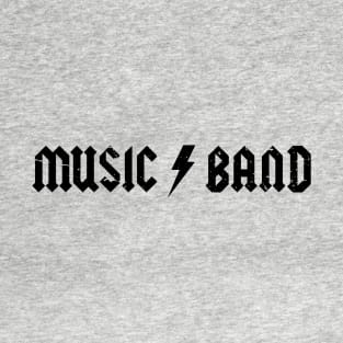 Music Band - Black Grunge T-Shirt